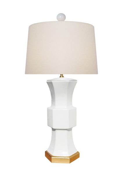 Sydney Cream White Porcelain Lamp