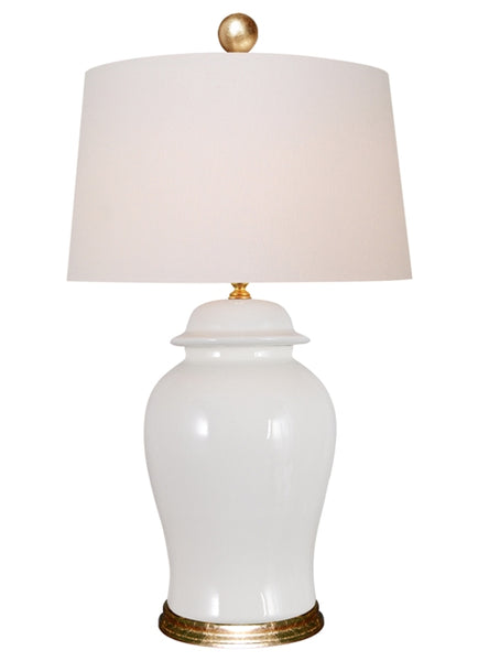 Bailey Lamp in White Porcelain