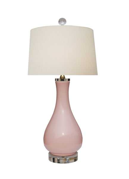 Emma Lamp in Pink Porcelain