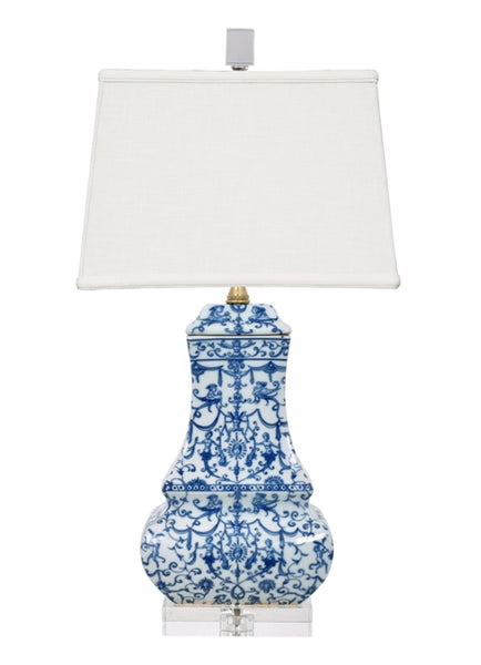 Julia Lamp in Blue and White Porcelain